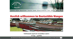 Desktop Screenshot of bootsstueble-wangen.de